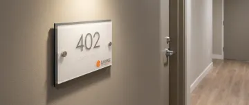 Multifamily residential closet sign