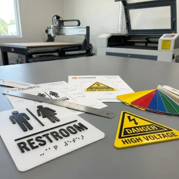 Custom OSHA and ANSI safety signs