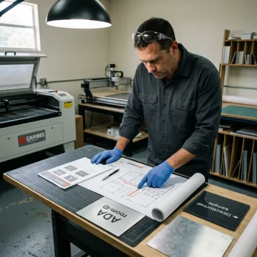 Signage production process