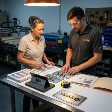 Custom ADA signs being reviewed