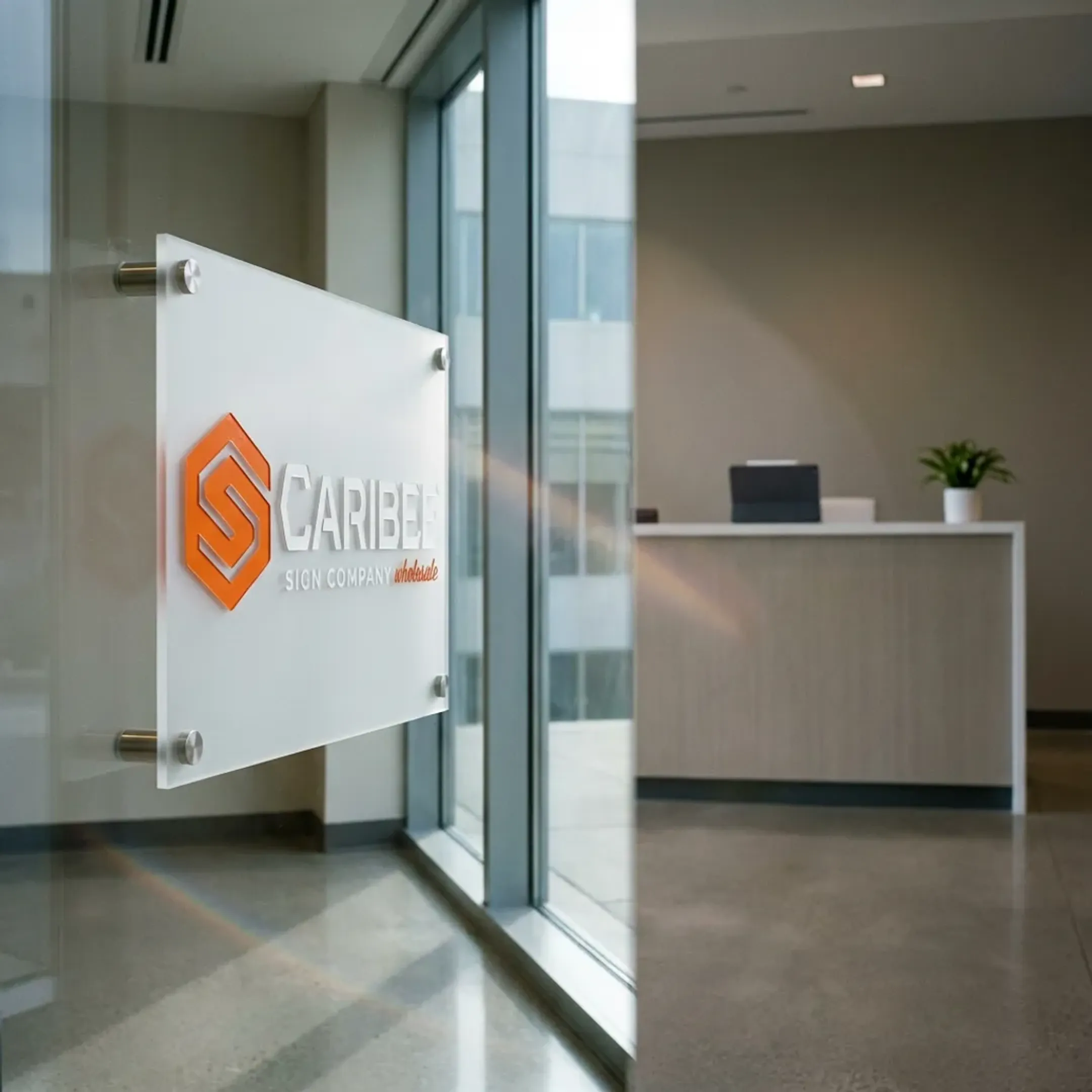 Corporate Offices window signage