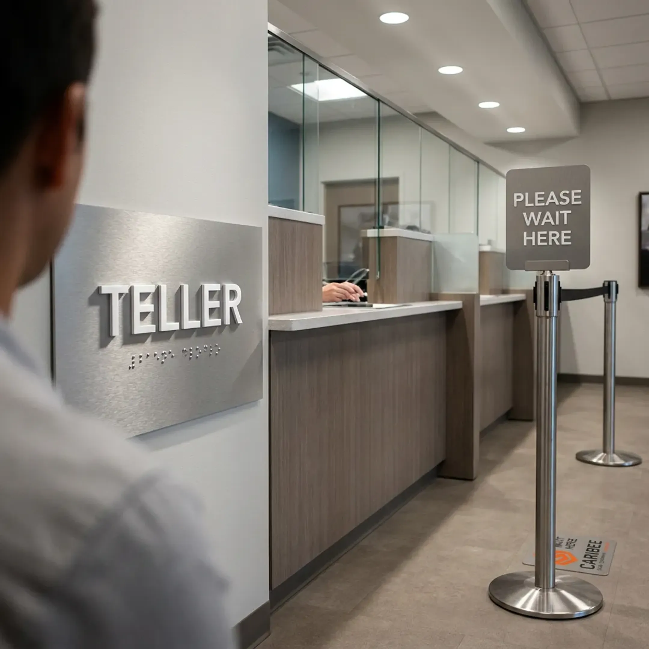 Banking & Financial Services window signage