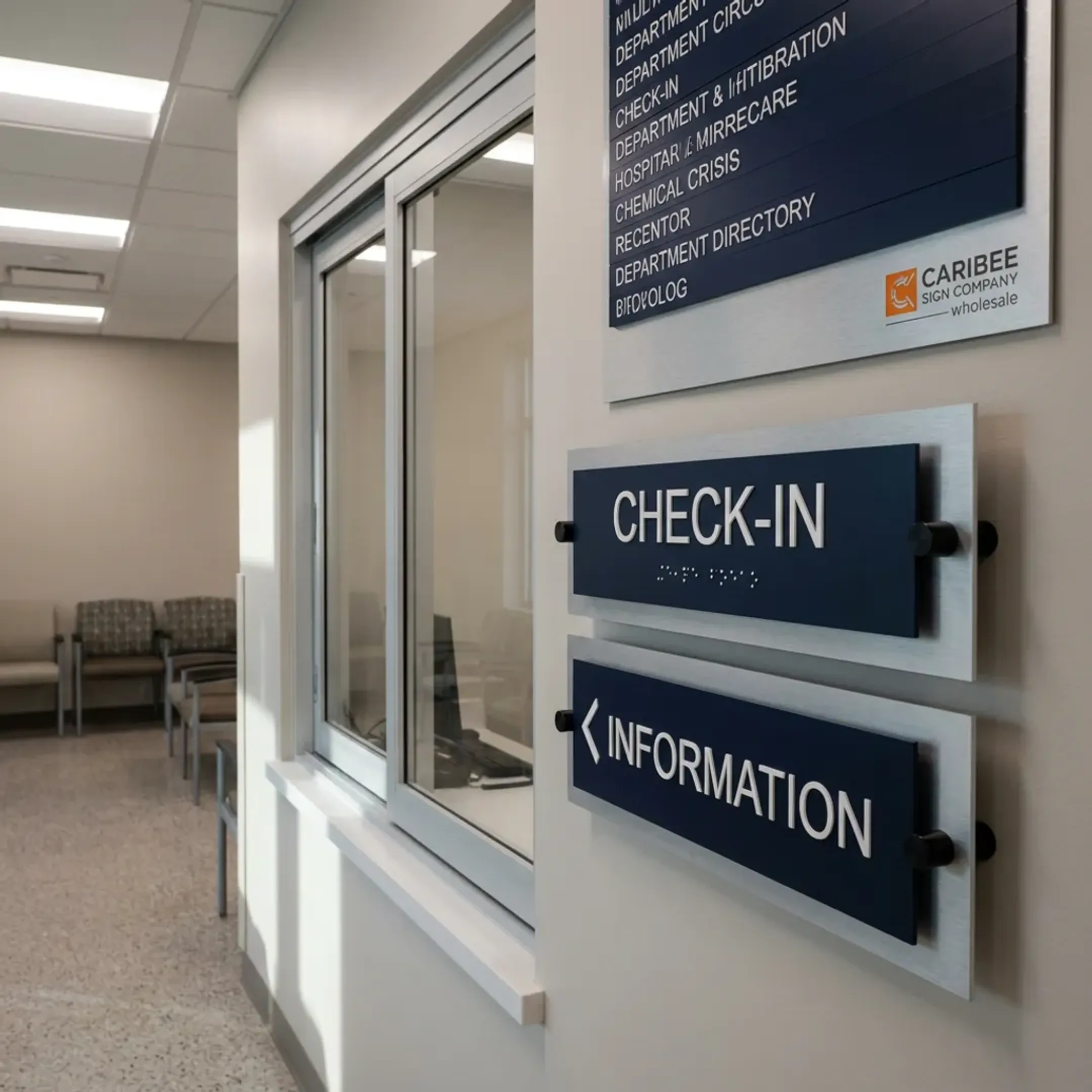 Healthcare & Hospitals window signage