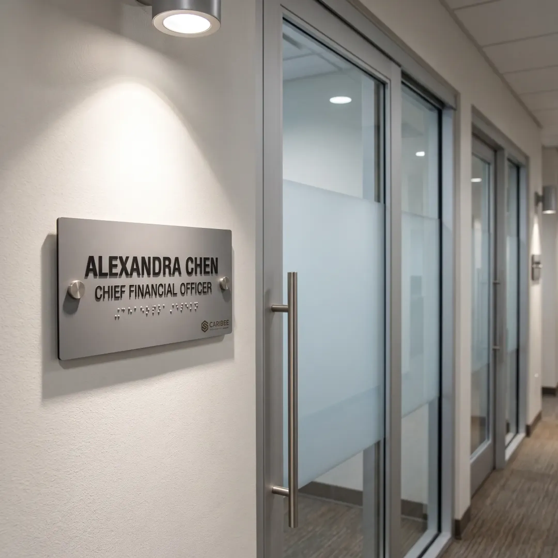 Corporate & Office acrylic door name plate