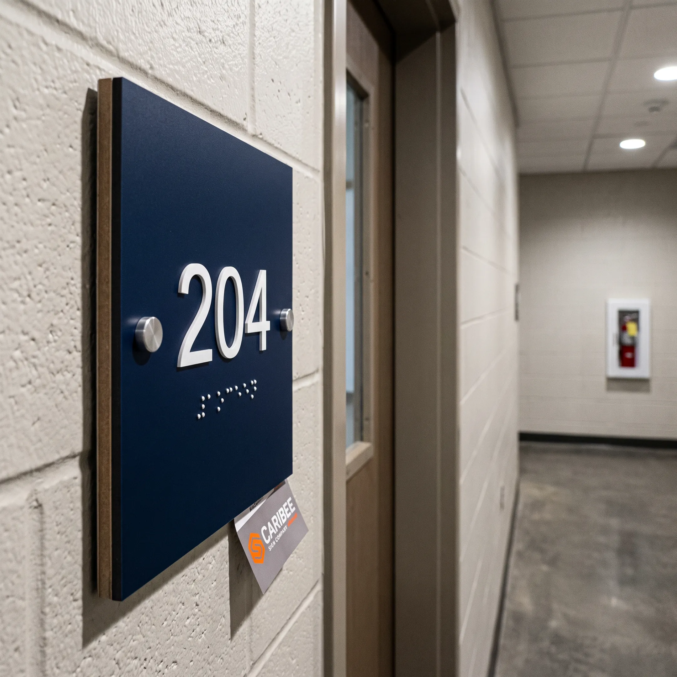 Education campus ADA sign