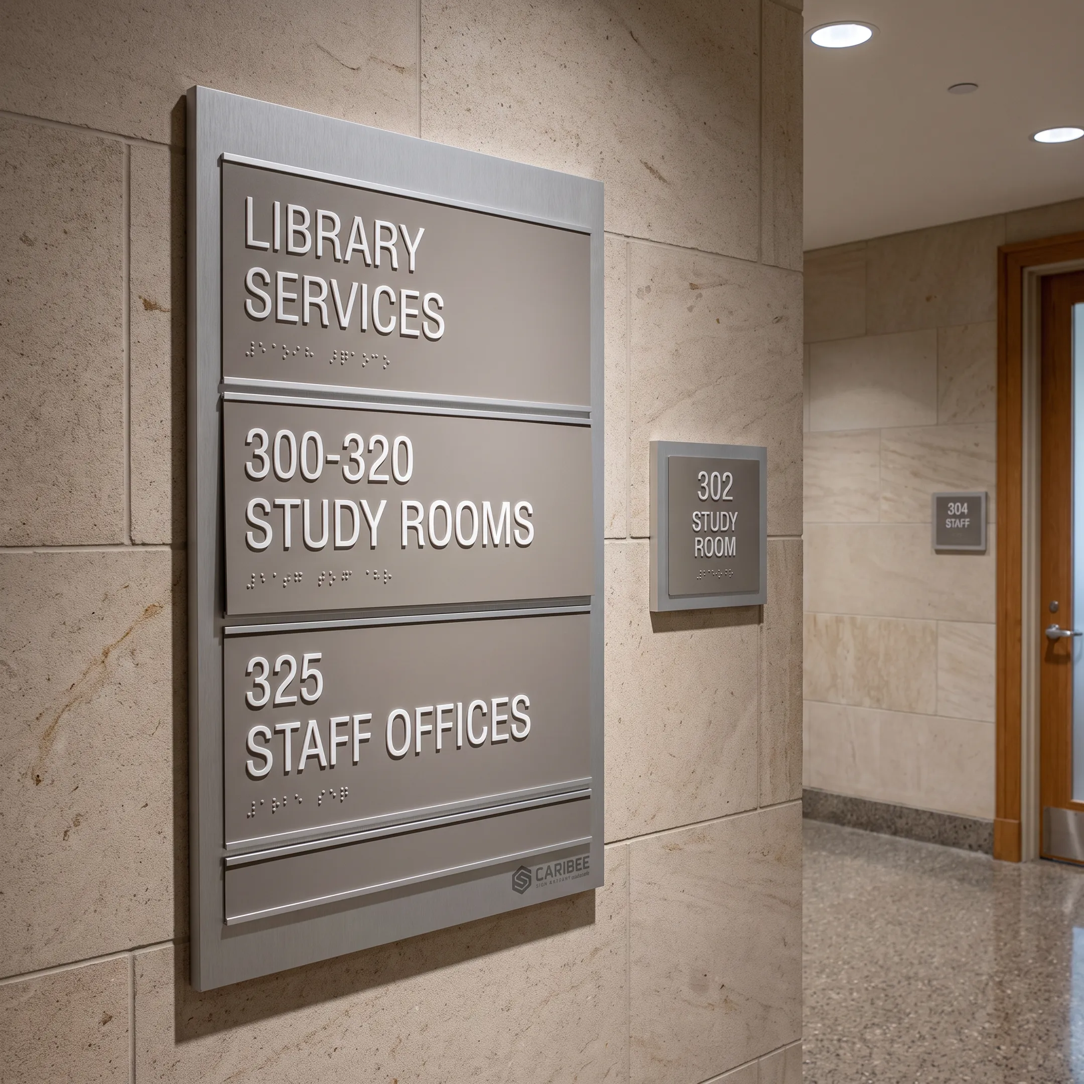 University library ADA signage