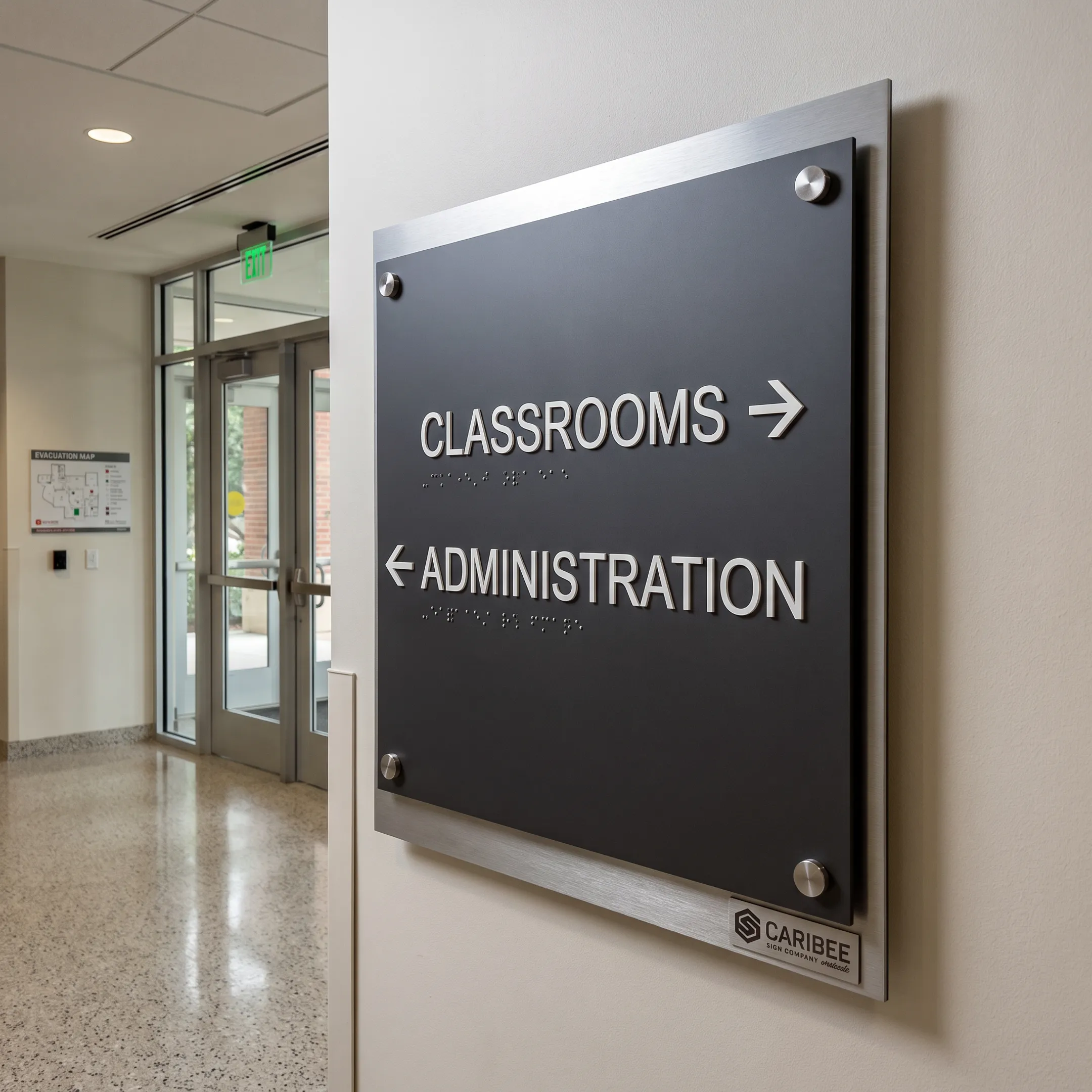 Education Campus directional signage