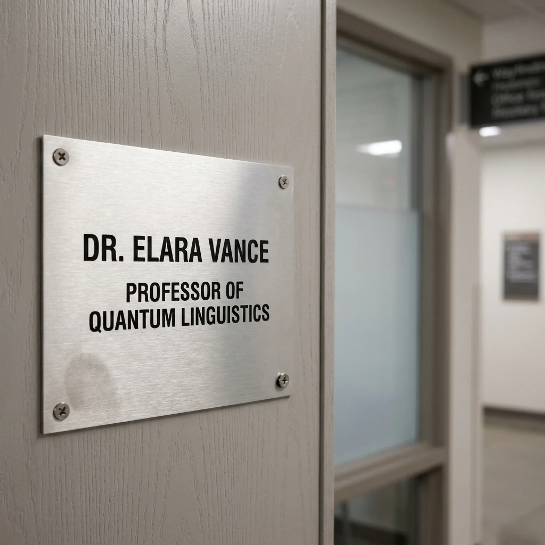 Education campus nameplate