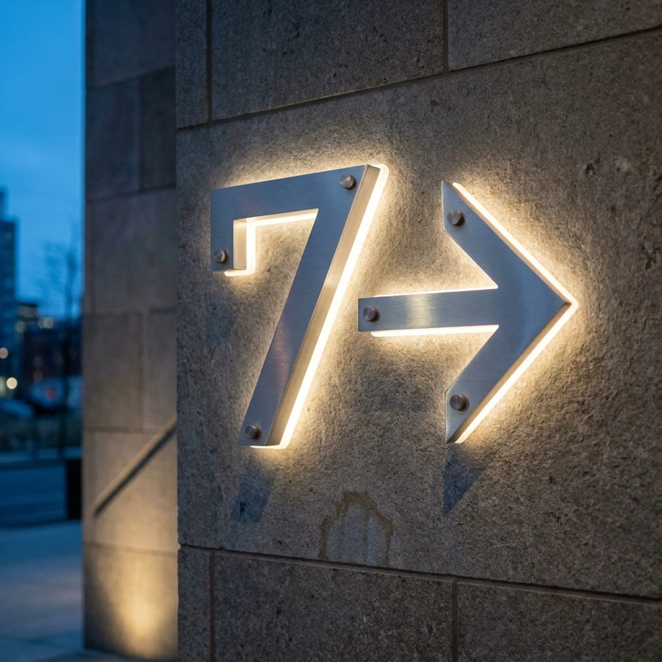 Hospitality exterior signage