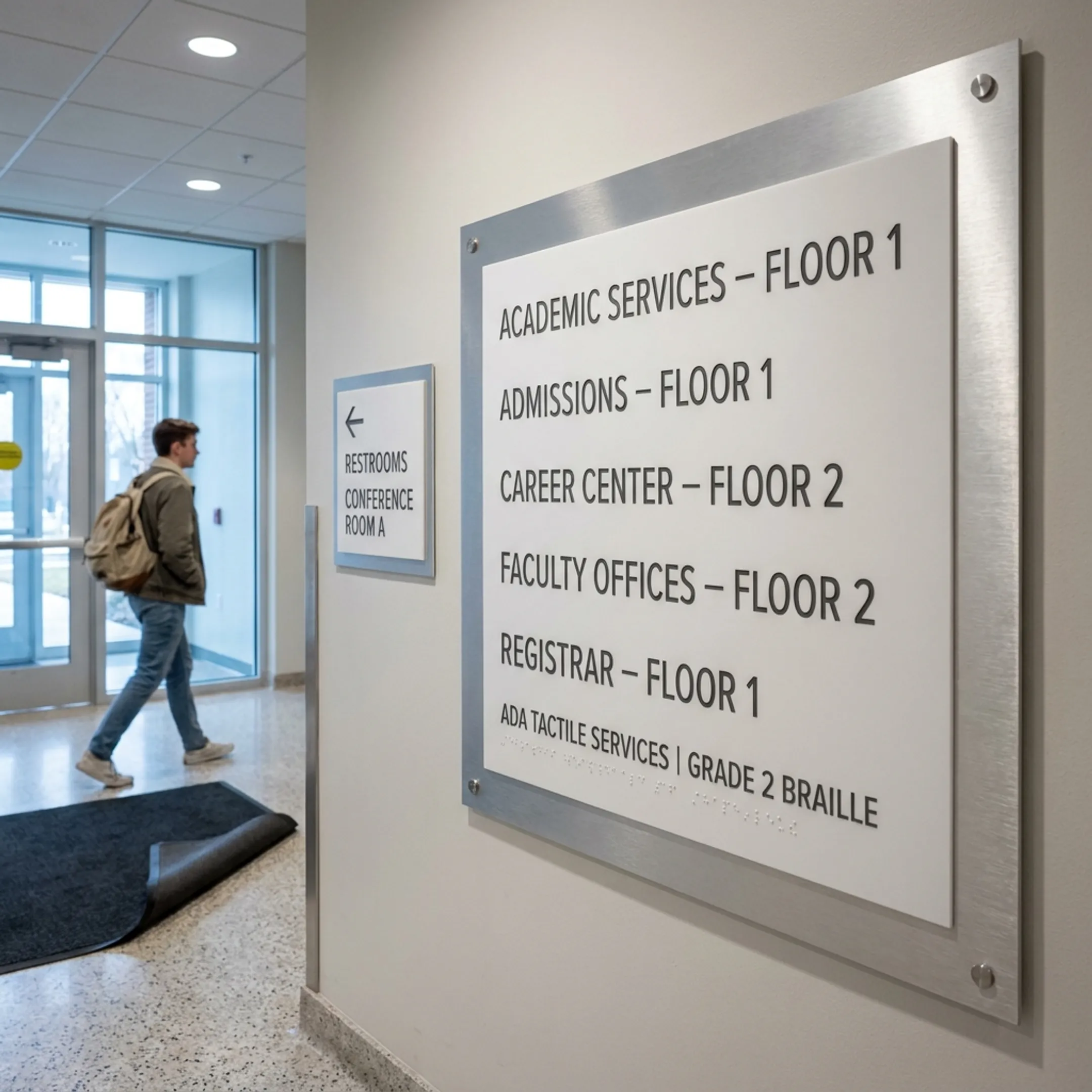 Education Campuses entrance signage