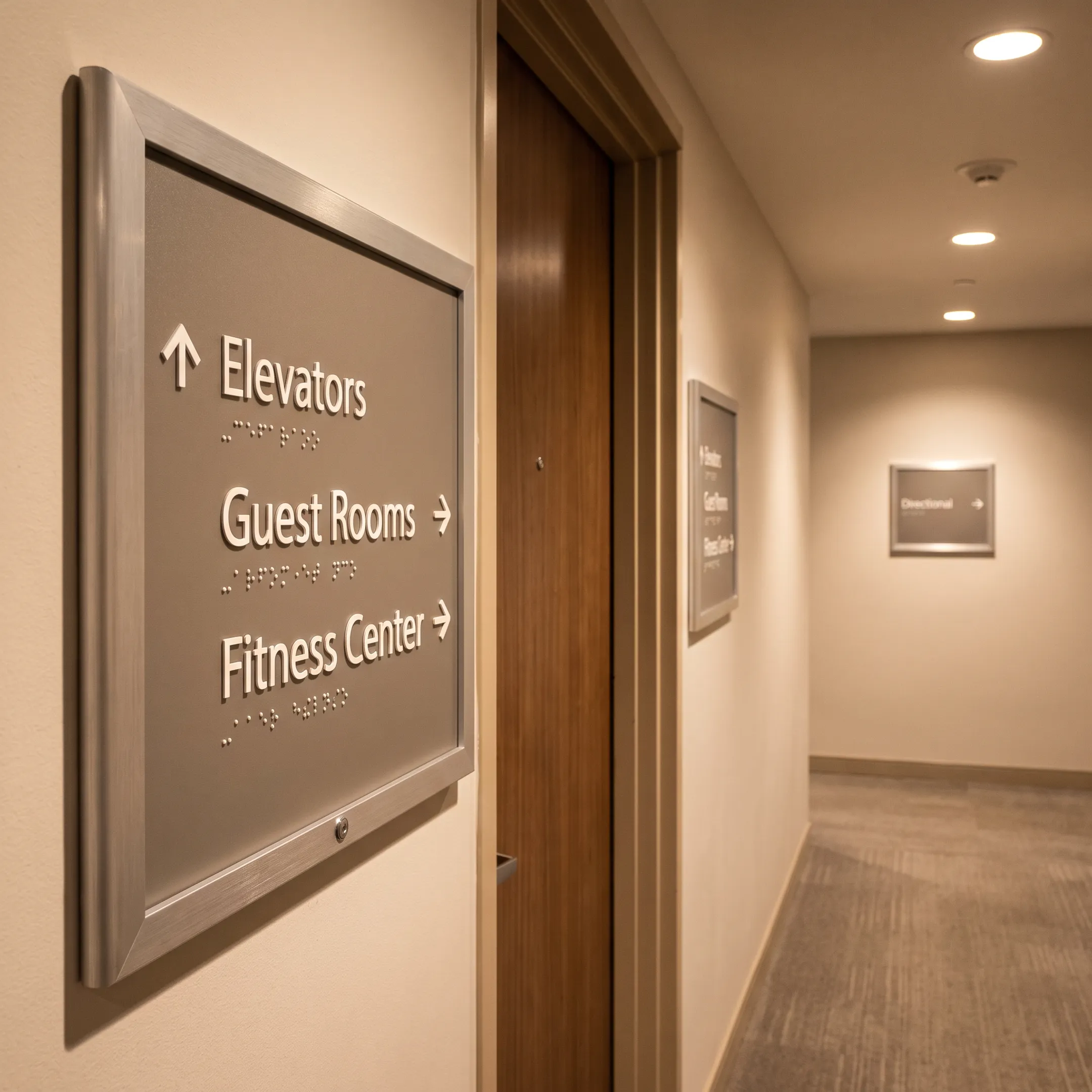 Hospitality Wayfinding Signage