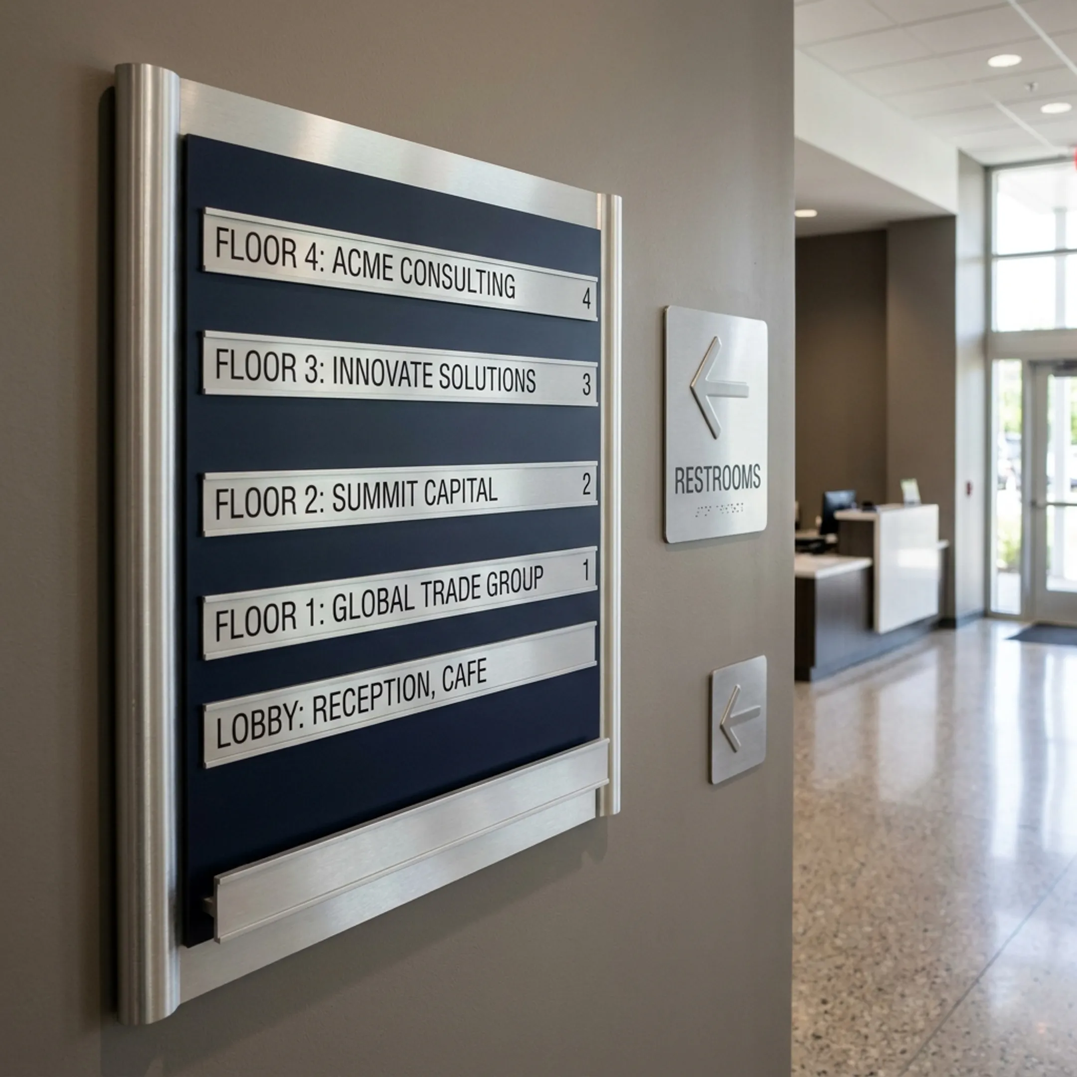 Corporate Directory Signage