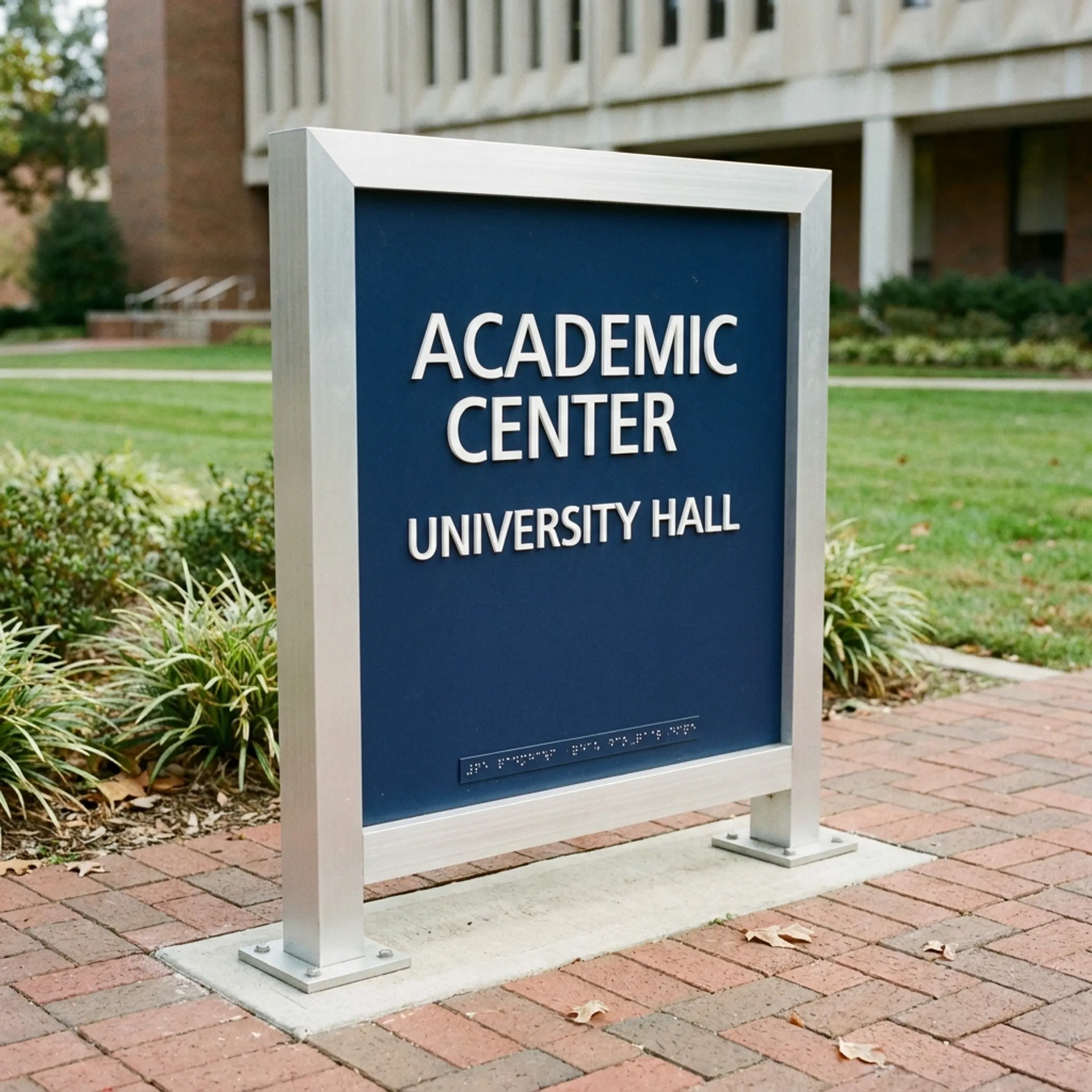 University Campus Entrance Signage