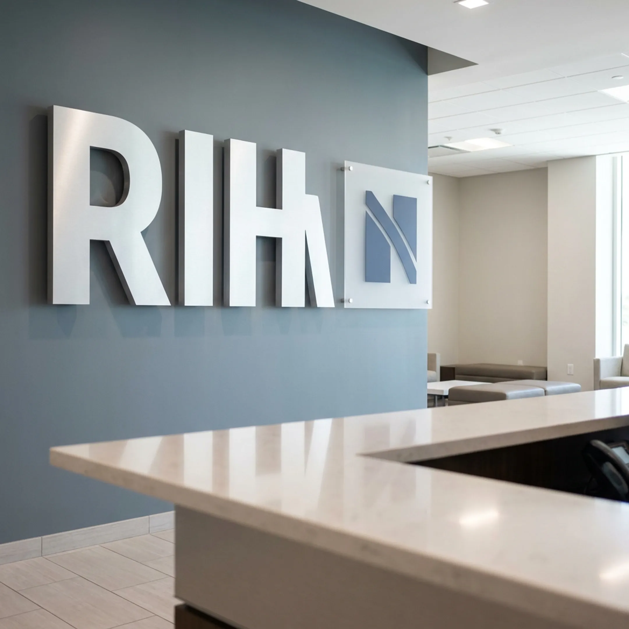 Corporate Office Lobby Sign
