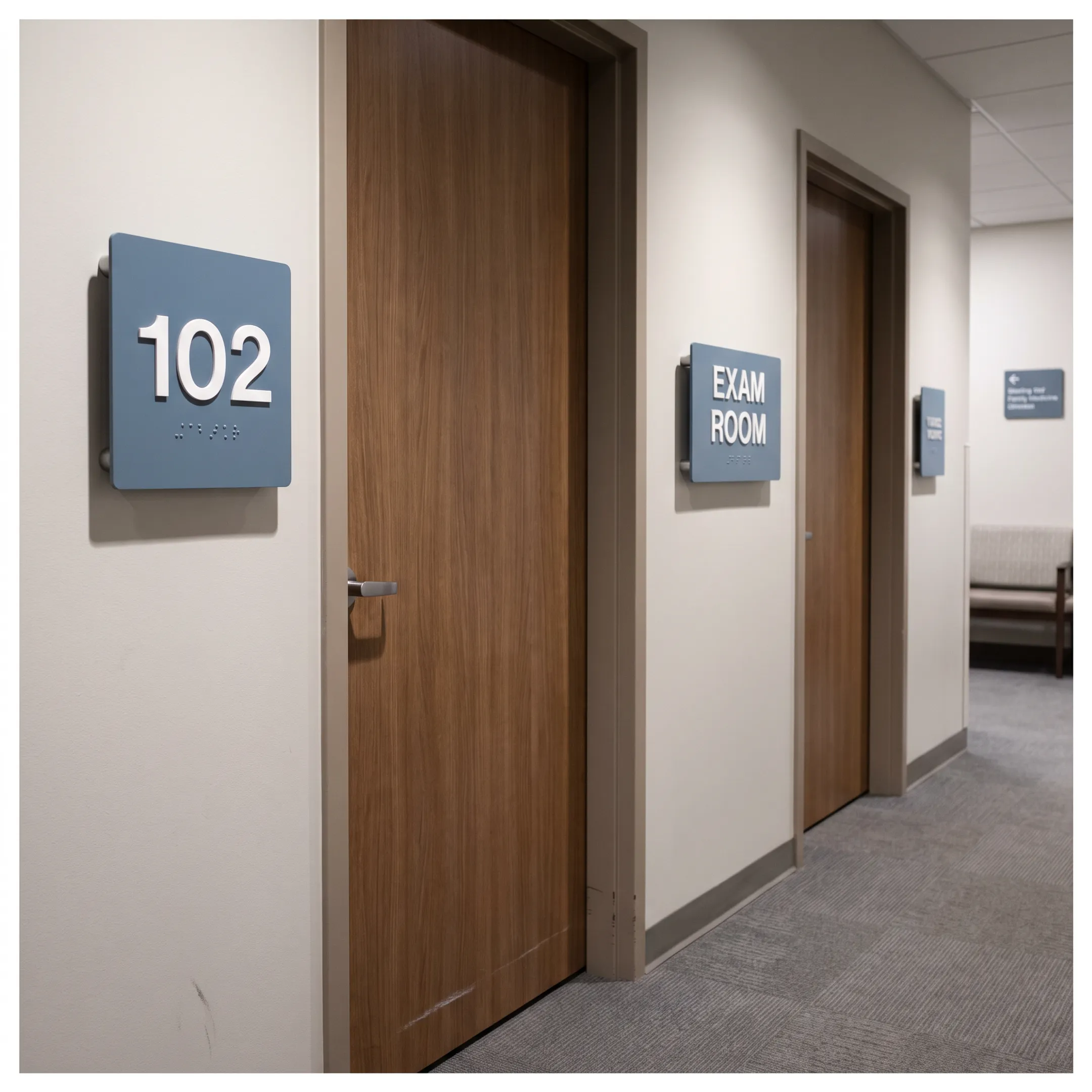 Primary care practice signage