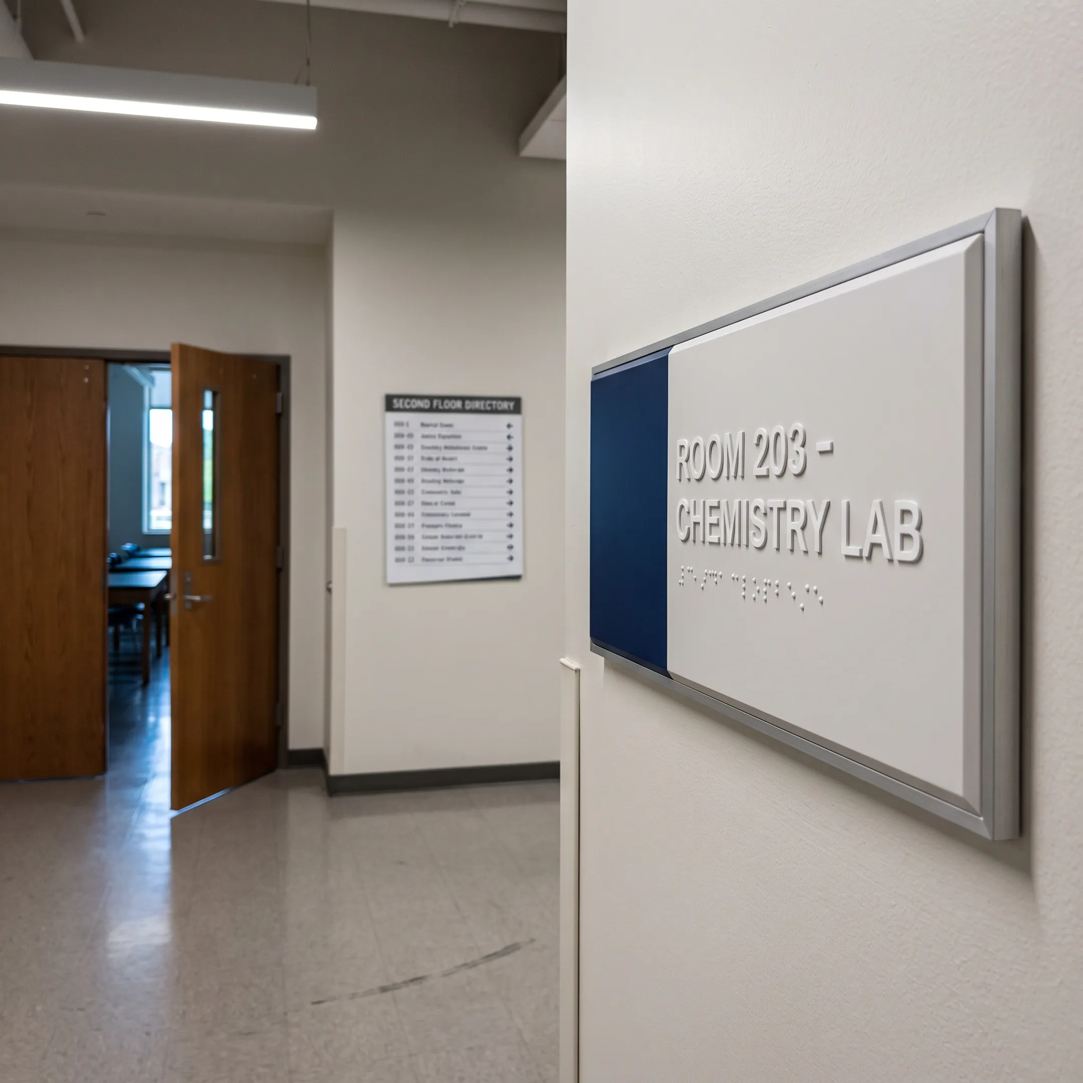 Education & Campus signage application