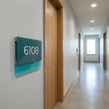 Custom ADA Braille and tactile signs