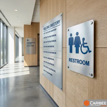 Custom ADA and wayfinding signs for commercial buildings