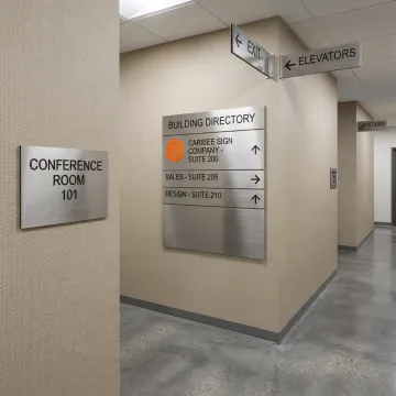Custom ADA signs and wayfinding signage