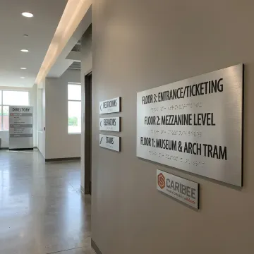 Custom ADA signage in a Richmond commercial building