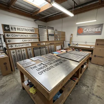 Custom wholesale ADA and wayfinding signs