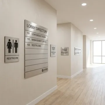 Custom ADA signs in a Tampa commercial building