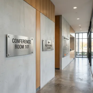 Custom commercial ADA signs