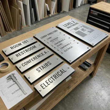 ADA signage and wayfinding signs for Stockton sign companies