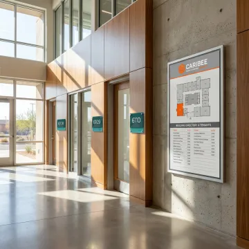 ADA-compliant commercial signage