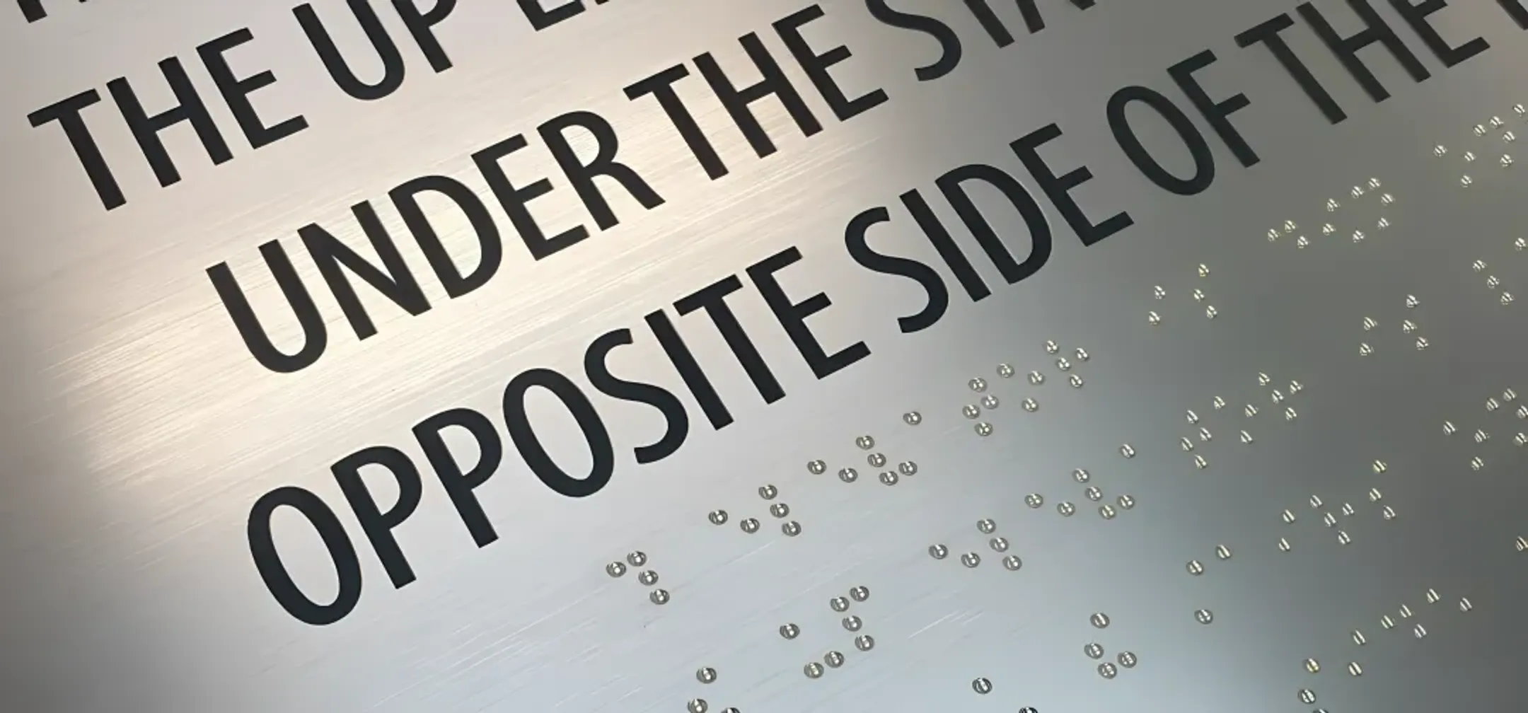 Hotel wayfinding signage