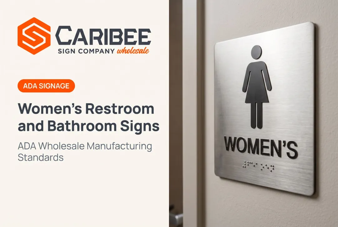 Women's Restroom and Bathroom Signs