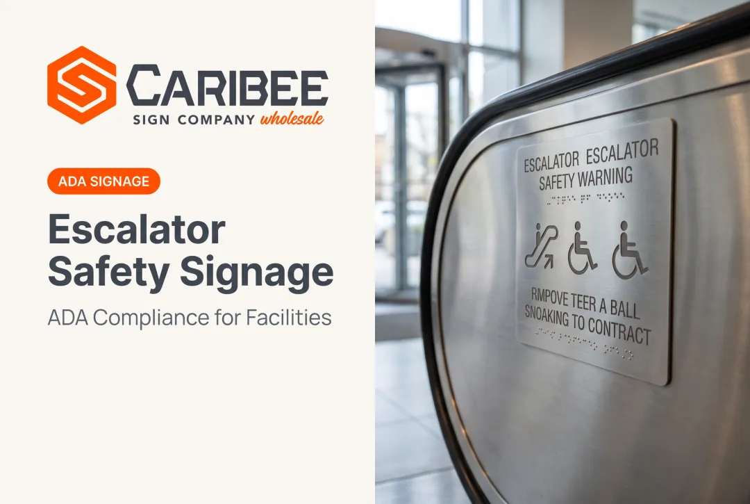 Escalator Safety Signage