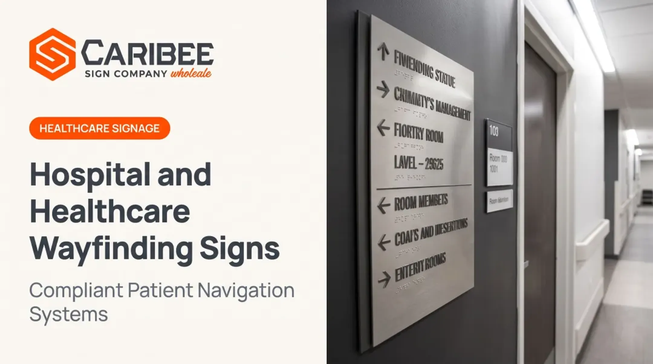 Hospital and Healthcare Wayfinding Signs
