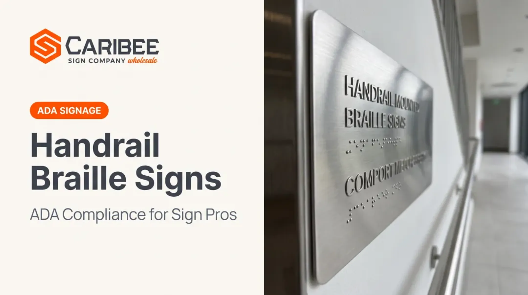 Handrail Braille Signs