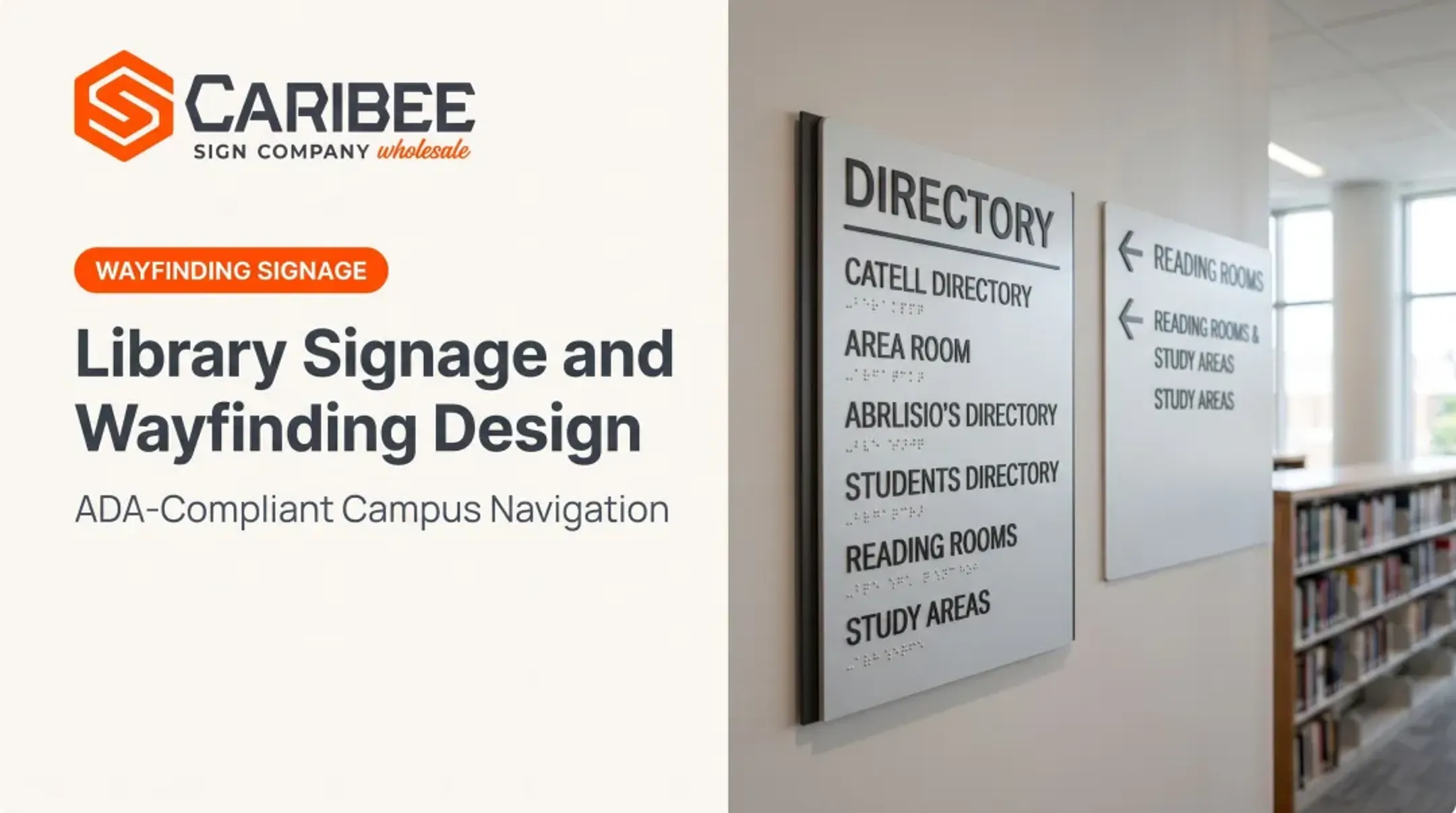 Library Signage and Wayfinding Design