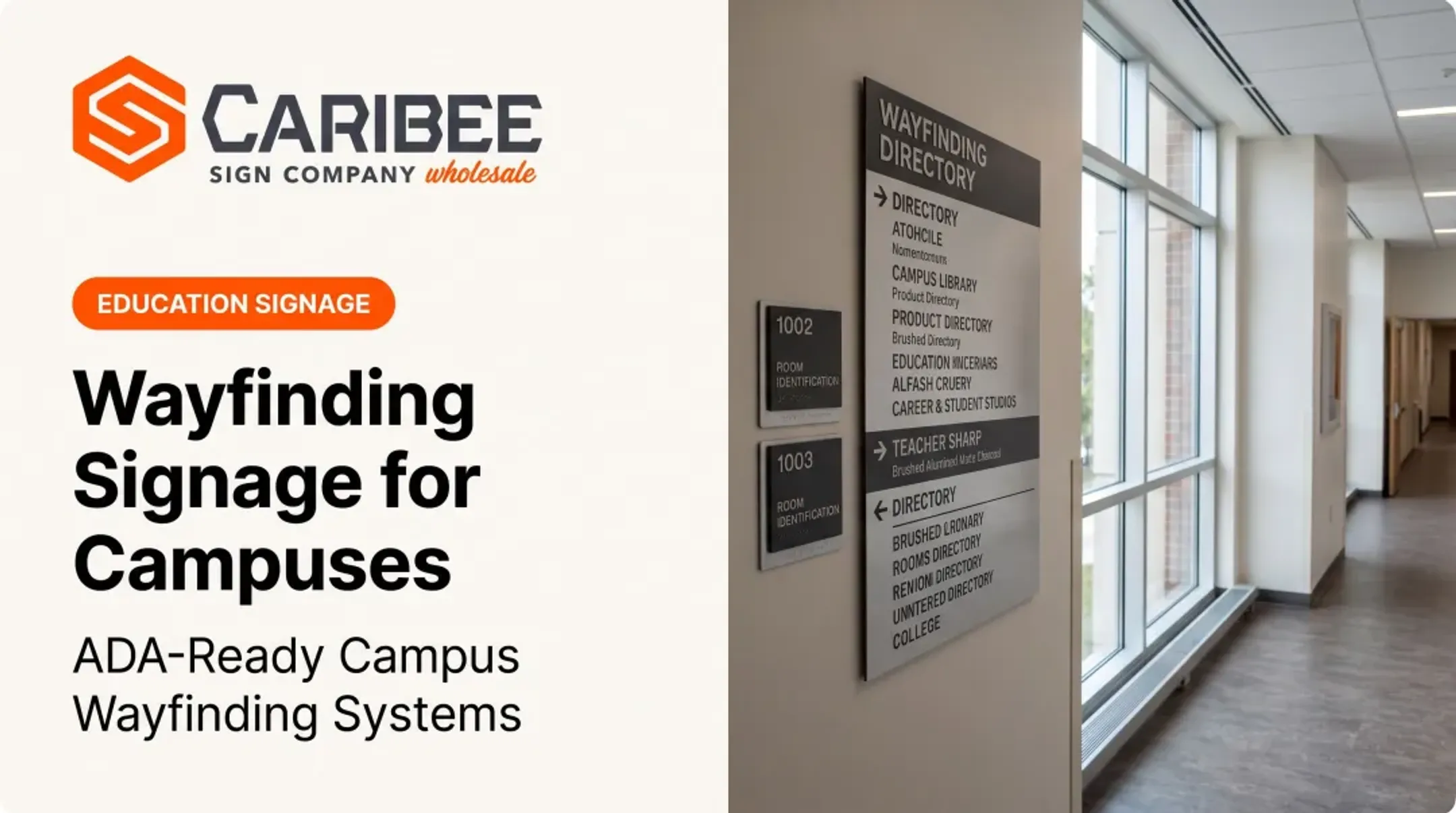 Wayfinding Signage for Campuses