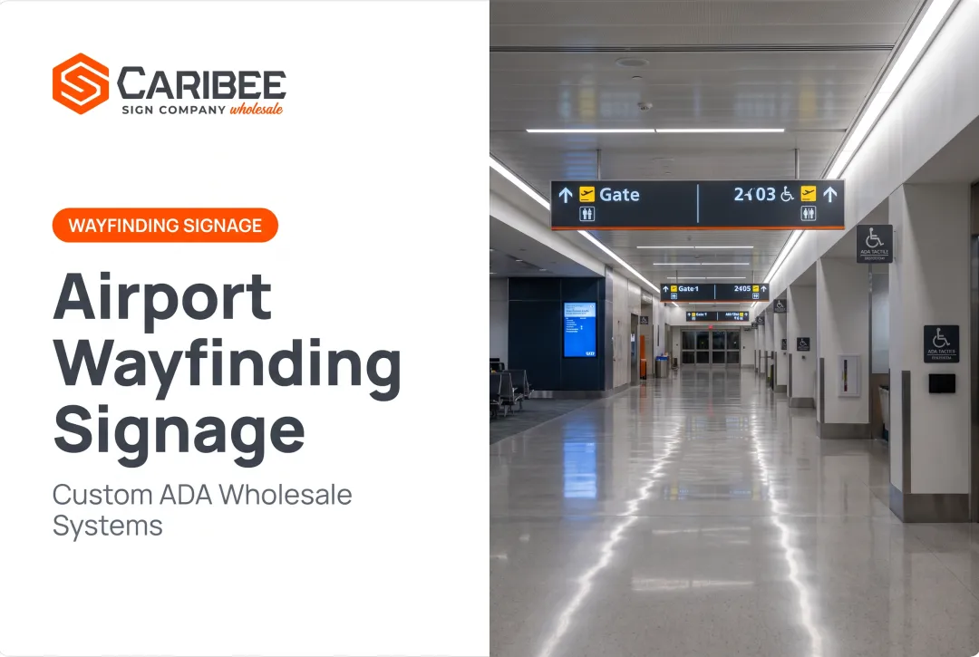 Airport Wayfinding Signage
