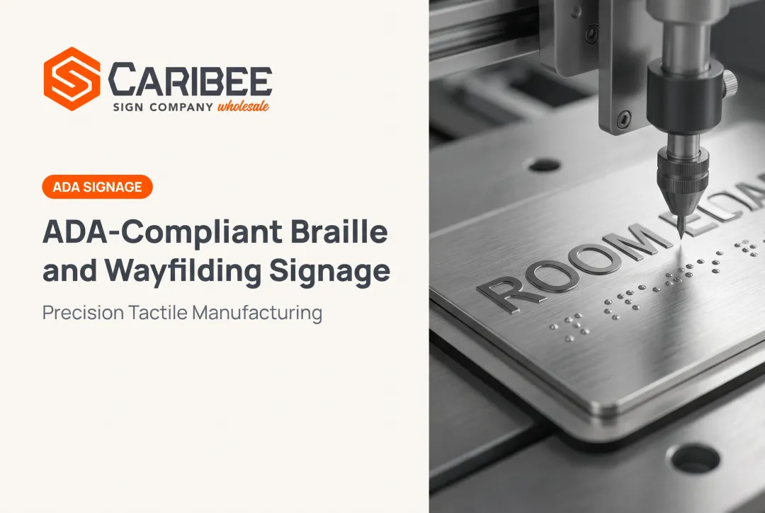 ADA-Compliant Braille and Wayfinding Signage