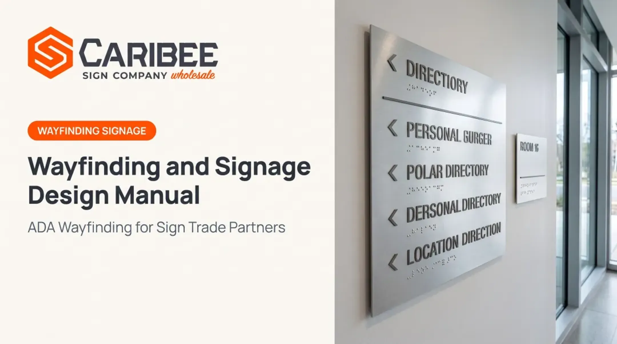 Wayfinding and Signage Design Manual