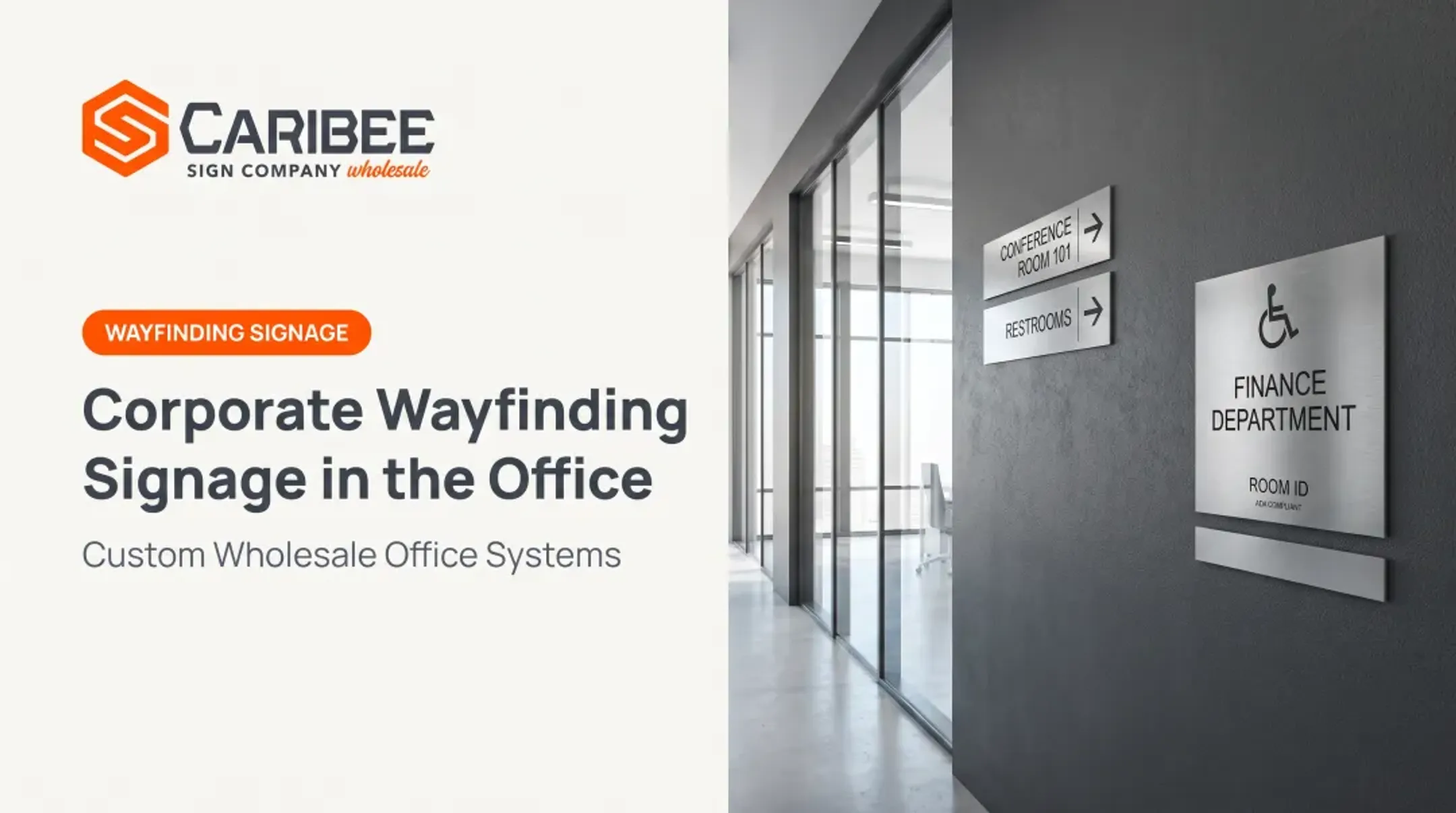 Corporate Wayfinding Signage in the Office