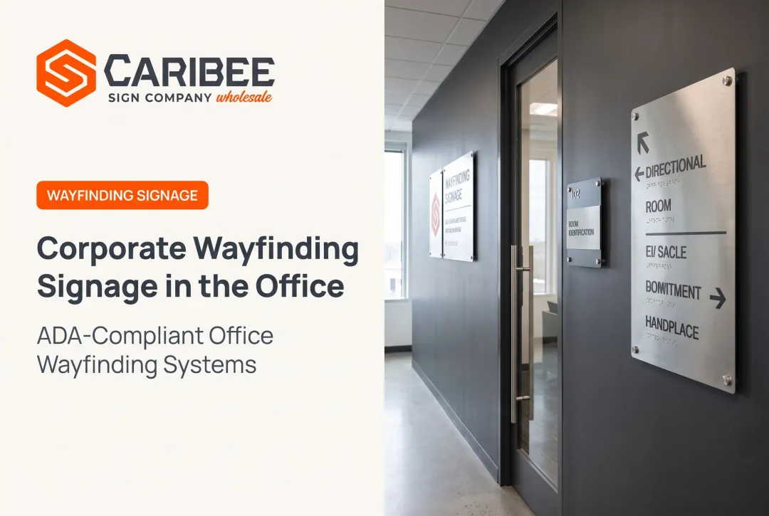 Corporate Wayfinding Signage in the Office