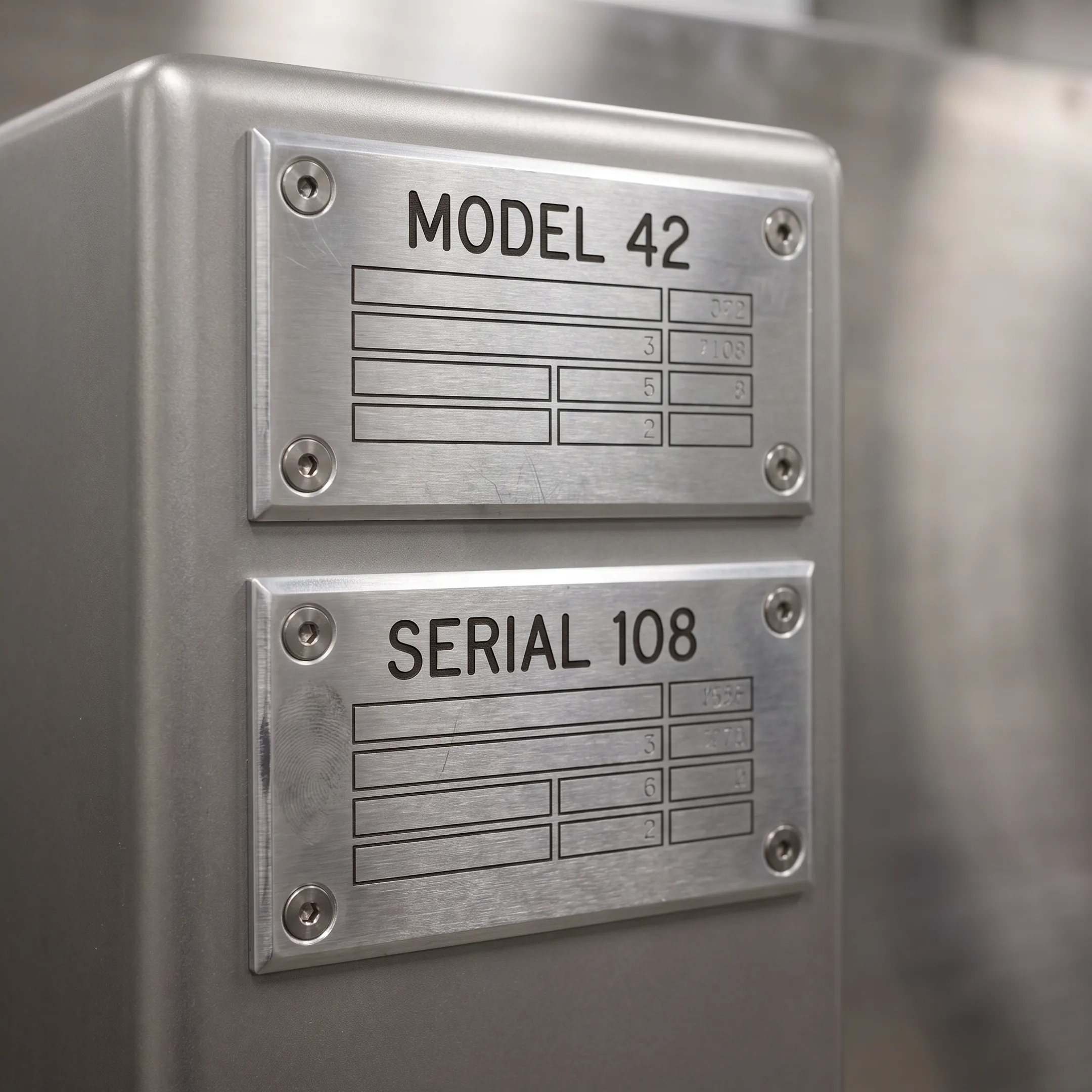 Wholesale Rating Plates and Labels