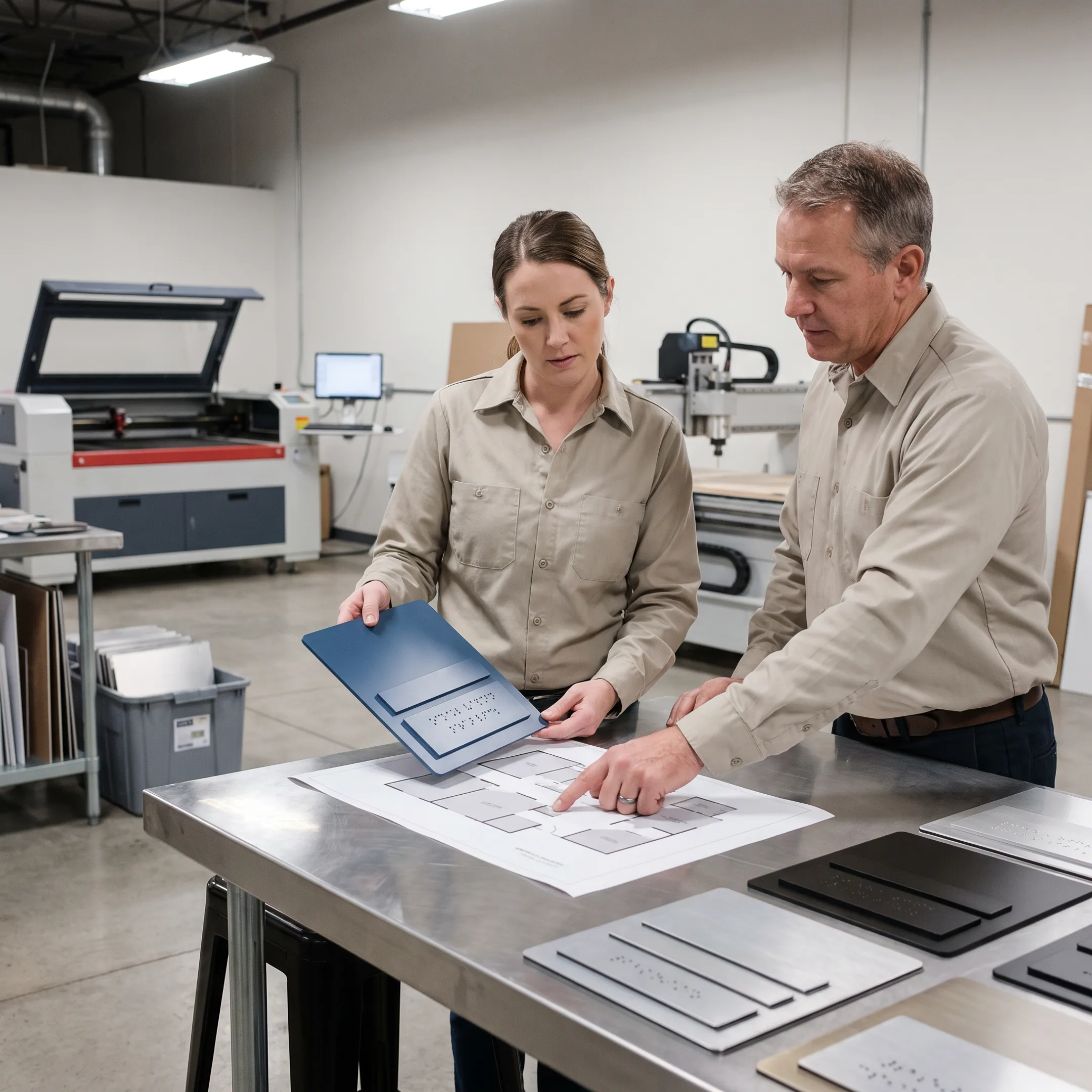 Custom ADA signs being reviewed