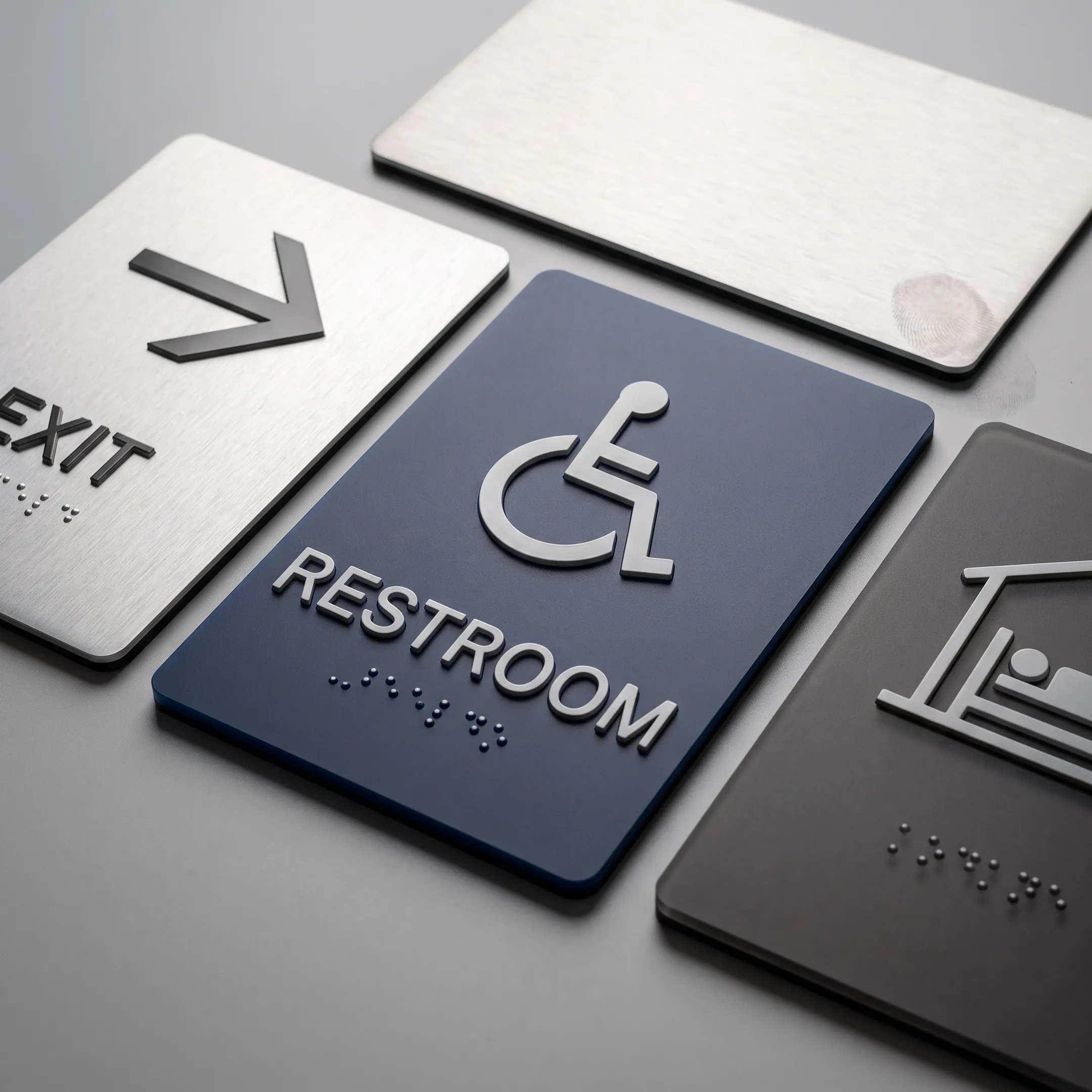 Custom ADA signs and wayfinding panels