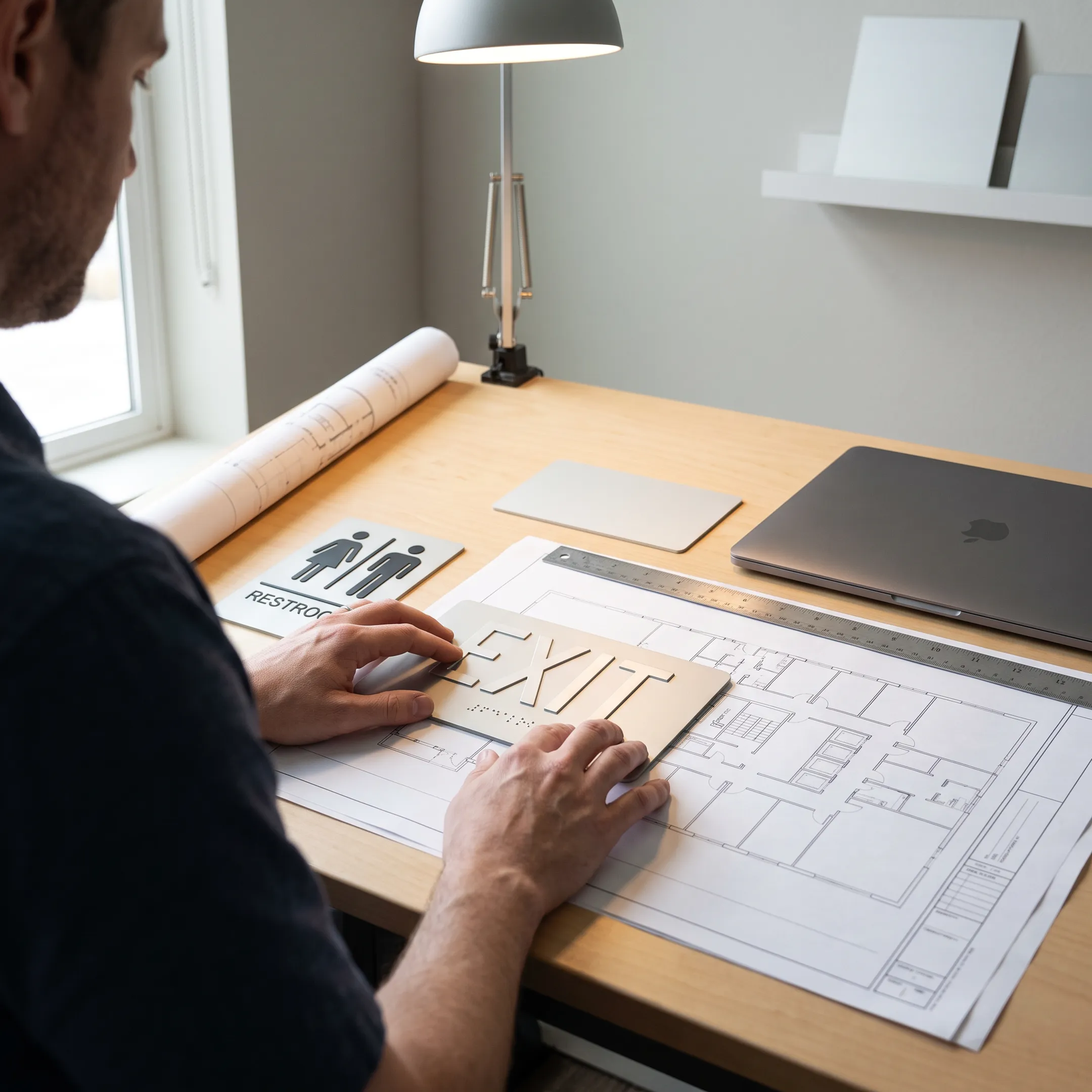 Senior living signage design process
