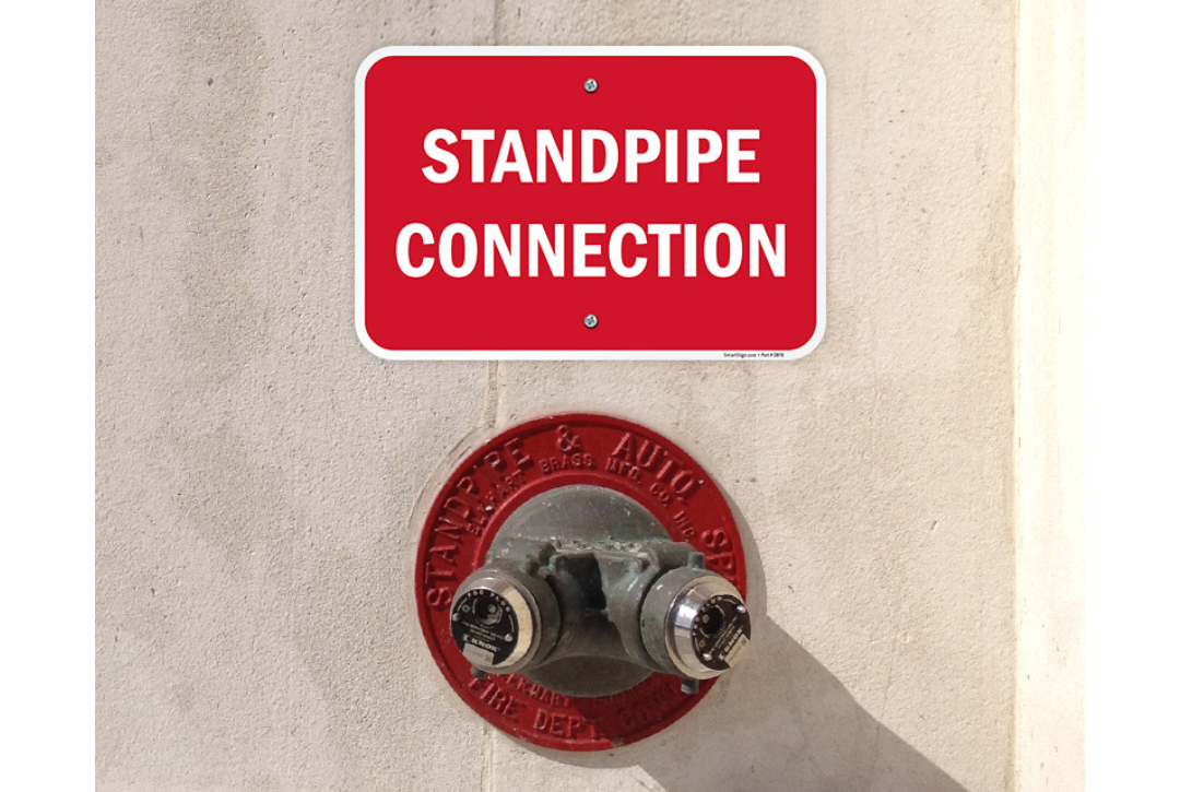 Wholesale Standpipe Connection Signs