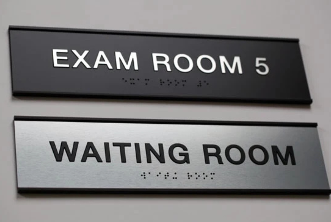 Wholesale ADA Exam Room Signs with Braille