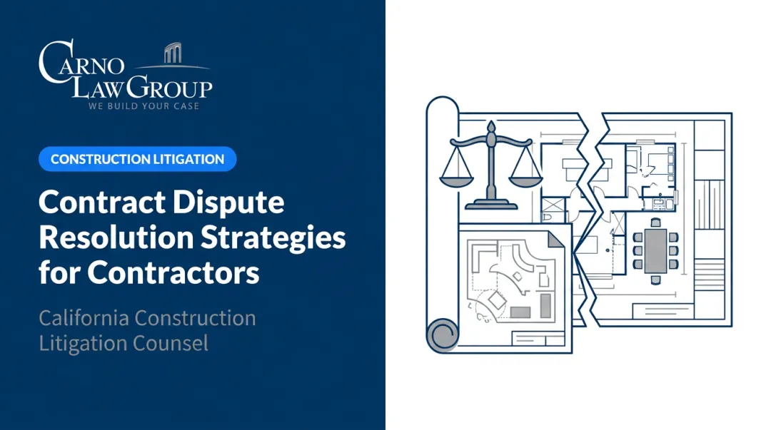 Contract Dispute Resolution Strategies for Contractors