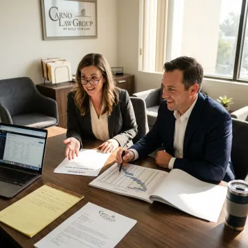 Construction litigation lawyers reviewing project documents