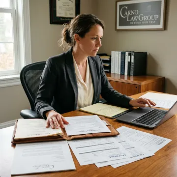 California business formation documents being reviewed